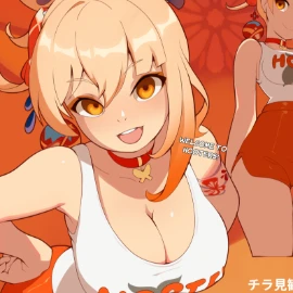 Hooters Inazuma - Yoimiya